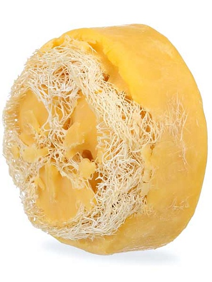 Мыло натуральное "Апельсин" с люфой