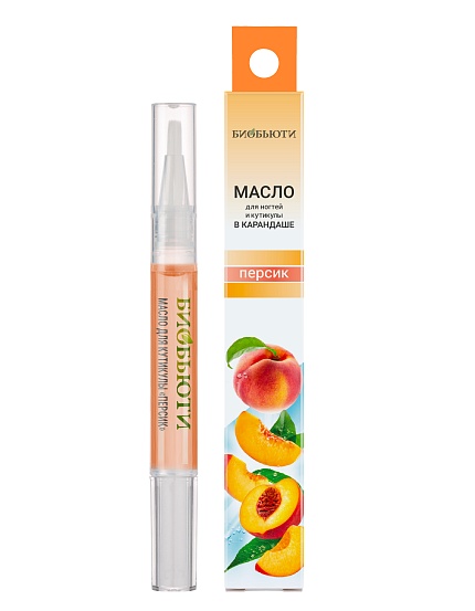 Масло для кутикулы в карандаше «Персик» БиоБьюти