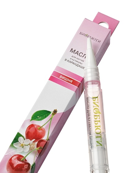 Масло для кутикулы в карандаше «Вишня» БиоБьюти