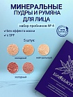 Набор пробников №4 (пудры + румяна БиоБьюти)